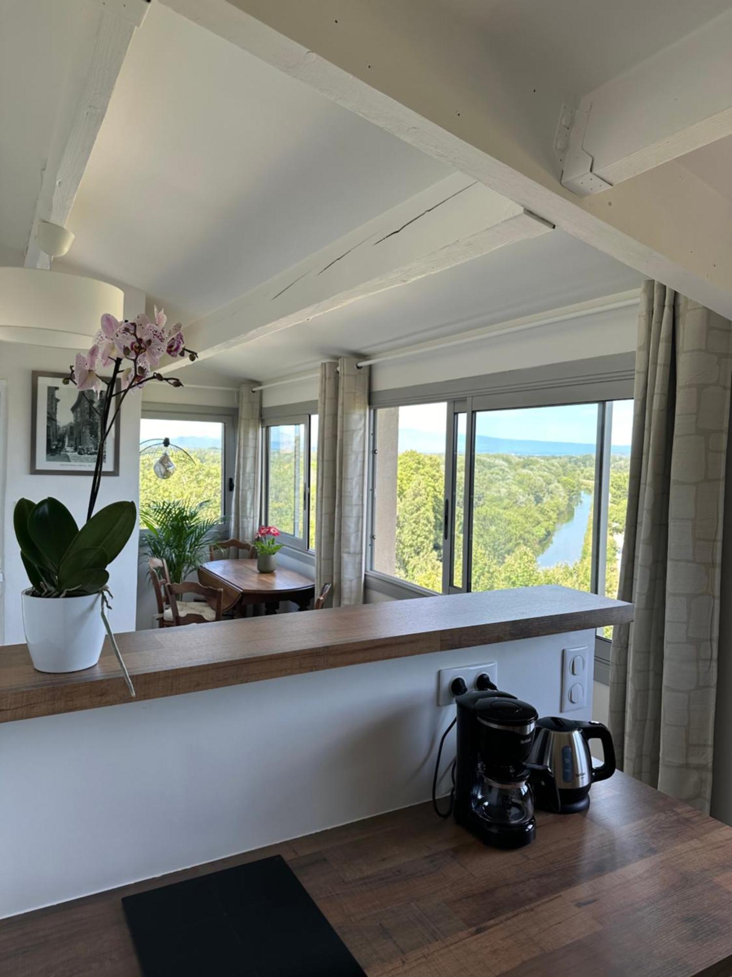 Charmante Petite Maison Avec Vue Panoramique, En Centre Historique, Proche D'Avignon, Ancienne, Renovee, Climatisee, Terrasse, Parking Public Gratuit Villeneuve-lès-Avignon Exterior foto